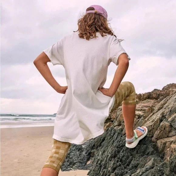 FP Movement by Free People White Short Sleeve Oversized Tee - Picture 16 of 16